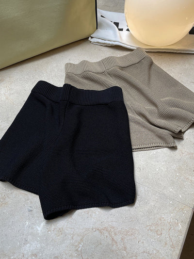 Linen Knit Shorts