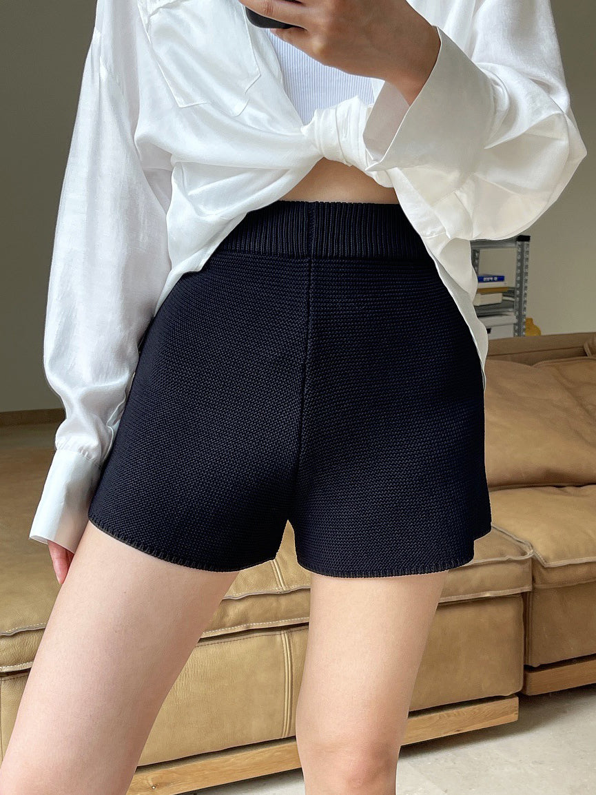 Linen Knit Shorts