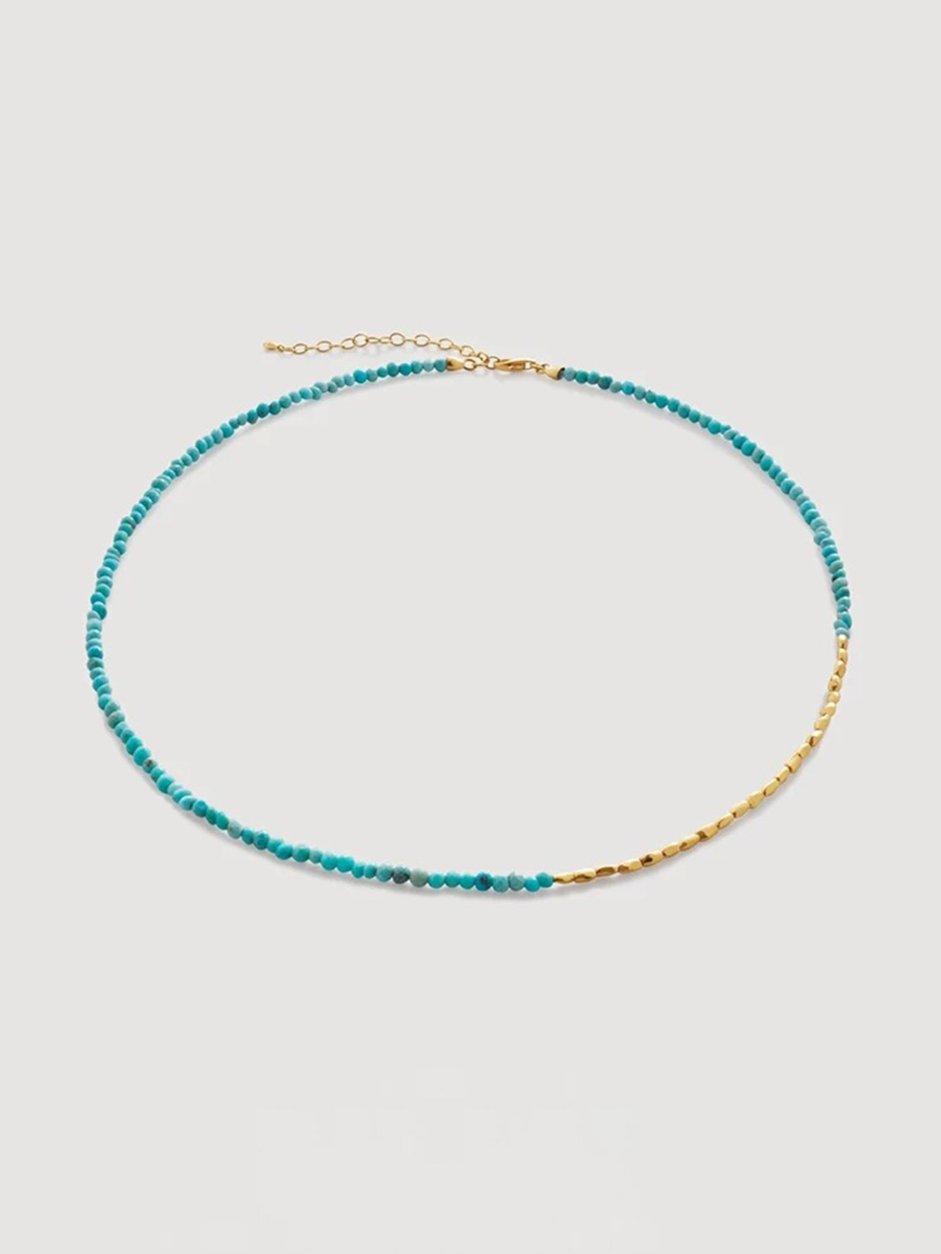 Boho 925 Silver and Turquoise Necklace for Women