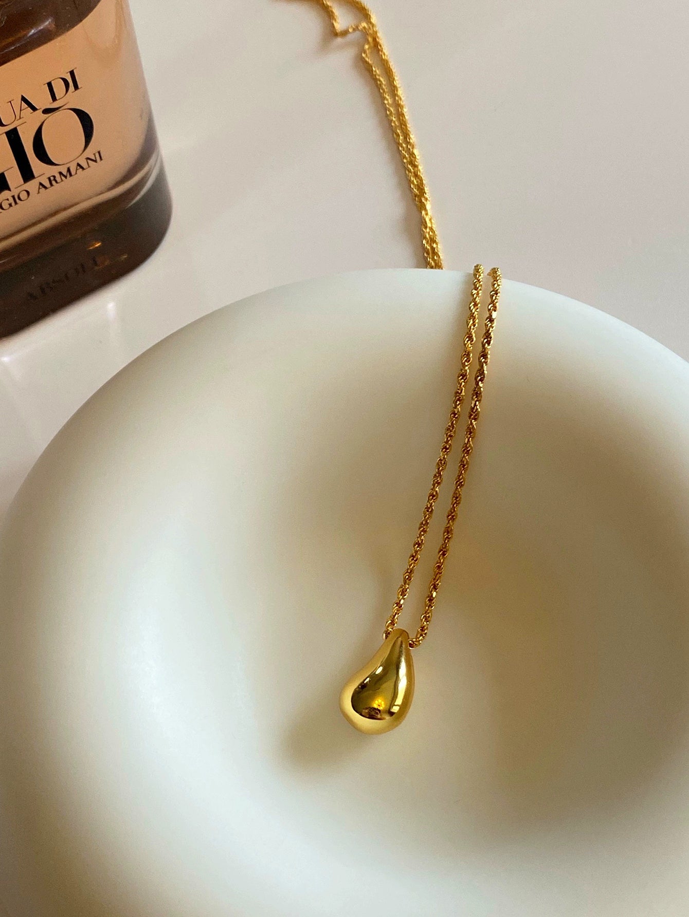 Minimalist Gold Bead Layered Necklace for Women