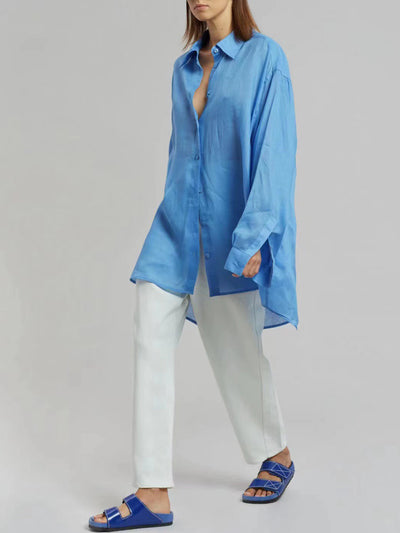 Oversize Basic Long Sleeve Shirt