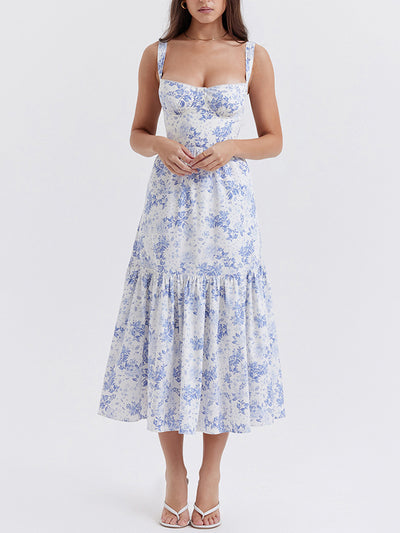 Carmen Floral Bustier Sundress