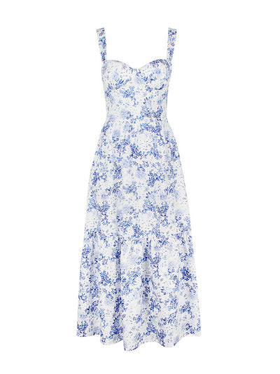 Carmen Floral Bustier Sundress