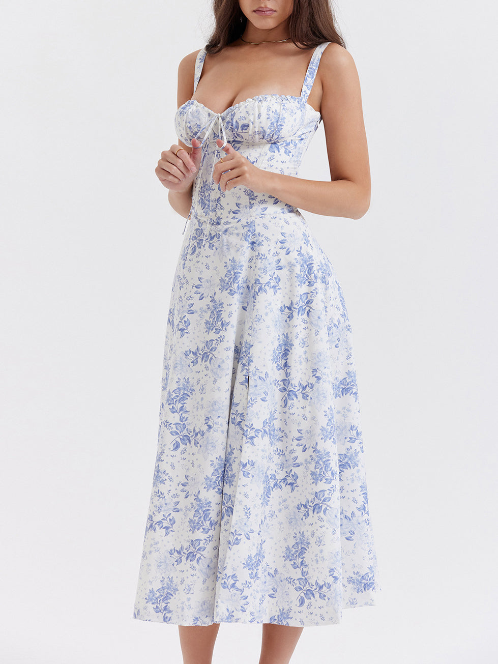 Carmen Floral Bustier Sundress